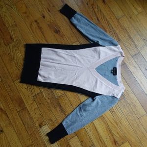 Long Sleeve Sweater top, multi-colored